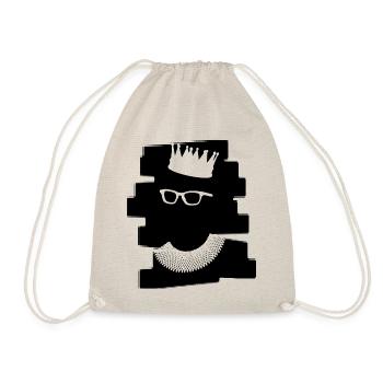 Ruth Bader Ginsburg / Notorious RBG (black) - Drawstring Bag - nature - Front