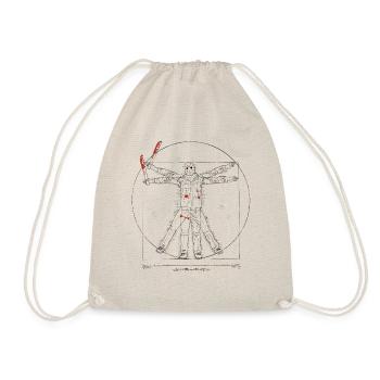 Vitruvian Jason - Drawstring Bag - nature - Front