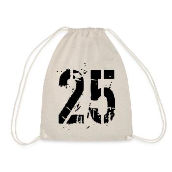 25 Number - Drawstring Bag - nature - Front