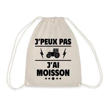 J'peux pas j'ai moisson, agriculteur, agricultrice - Sac de sport léger - nature - Devant