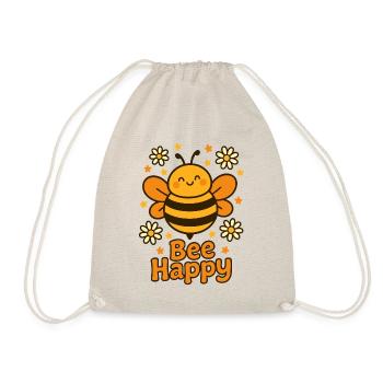 Abeille douce - Abeille heureuse - Sac de sport léger - nature - Devant