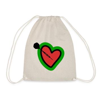 Darts - Darts - Darts Players - Darts Gifts - Drawstring Bag - nature - Front
