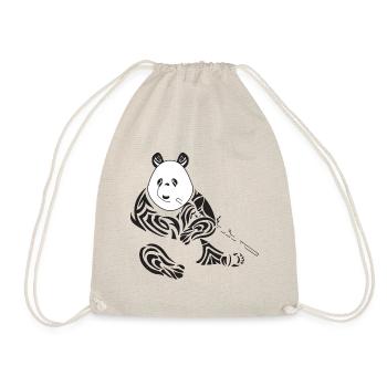 Stammes-Panda - Turnbeutel - Natur - Vorne