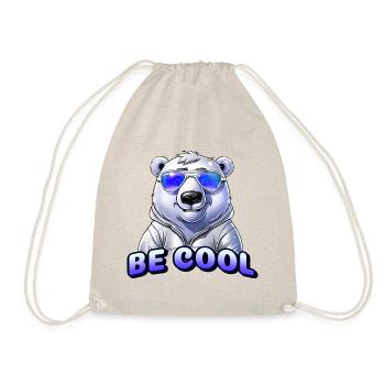 Polar Bear Bear pour la motivation des jeunes filles adolescentes - Sac de sport léger - nature - Devant