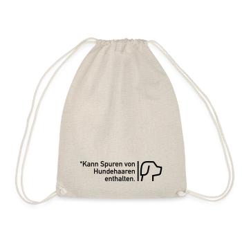 Kann Spuren von Hundehaaren enthalten - Turnbeutel - Natur - Vorne