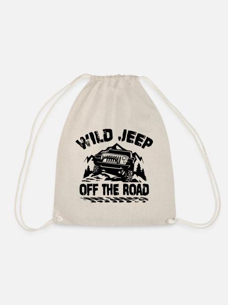 WILD JEEP - Turnbeutel - Natur