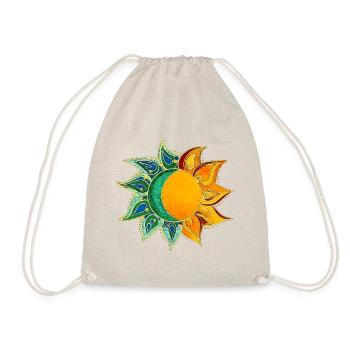 Sun & Moon - Drawstring Bag - nature - Front