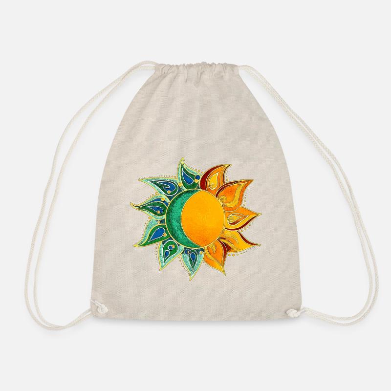 Sun & Moon - Drawstring Bag - nature