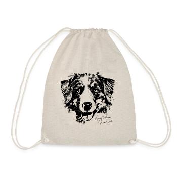 Australian Shepherd - Turnbeutel - Natur - Vorne