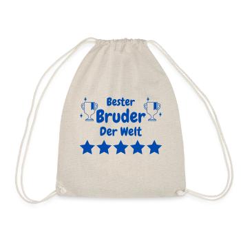 Bester Bruder der Welt - Turnbeutel - Natur - Vorne
