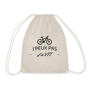 J'peux pas J'ai VTT - Sac de sport léger - nature - Devant