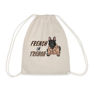 French im Trench - Turnbeutel - Natur - Vorne