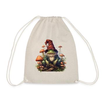 WIZARD FROG - Drawstring Bag - nature - Front