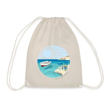 I ♥ Crete / Auszeit am Meer - Turnbeutel - Natur - Vorne