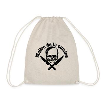 Couteau de crâne de chef | chef cuisinier - Sac de sport léger - nature - Devant