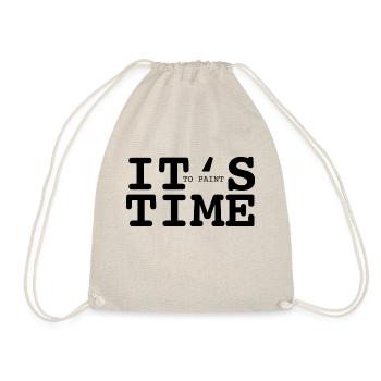 It's time to paint - Turnbeutel - Natur - Vorne