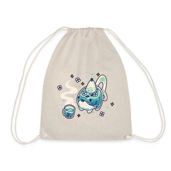 Sharkie Teapot - Drawstring Bag - nature - Front
