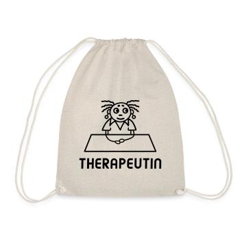 Ergotherapeutin Psychologin Therapie Therapeutin - Turnbeutel - Natur - Vorne