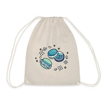 Fresh macarons - Drawstring Bag - nature - Front