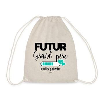 Futur grand père veuillez patienter - Sac de sport léger - nature - Devant