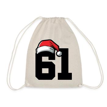 61 Numéro Noël - Sac de sport léger - nature - Devant