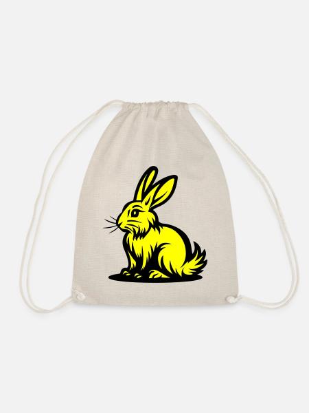Hase Ostern - Turnbeutel - Natur
