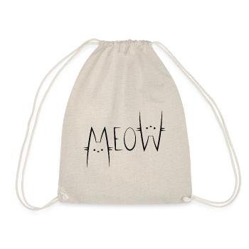 Meow - Chatons adorables - Lovely kitties - Sac de sport léger - nature - Devant