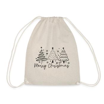 Merry Christmas - Drawstring Bag - nature - Front