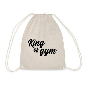 King of gym König der Fitness - Turnbeutel - Natur - Vorne