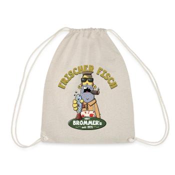 Fresh fish - Drawstring Bag - nature - Front