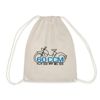 Moped SR2 60cc emblem - Drawstring Bag - nature - Front