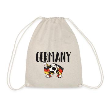 Allemagne Maillot de foot Drapeau allemand - Sac de sport léger - nature - Devant