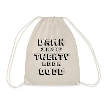 20th birthday - Drawstring Bag - nature - Front