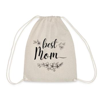 Best mom - Drawstring Bag - nature - Front