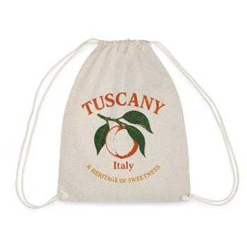 Toscana Italy Peach Shirt - Drawstring Bag - nature - Front
