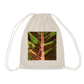 Bananen Blatt Aquarell - Turnbeutel - Natur - Vorne