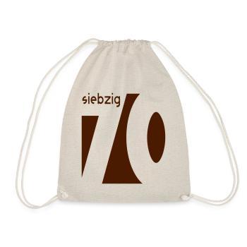 70. Geburtstag - Turnbeutel - Natur - Vorne