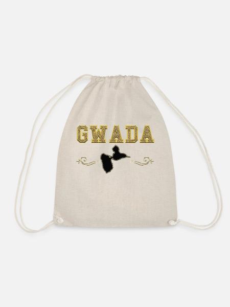 Gwada Gold Ile De la Guadeloupe En Or Précieux - Sac de sport léger - nature