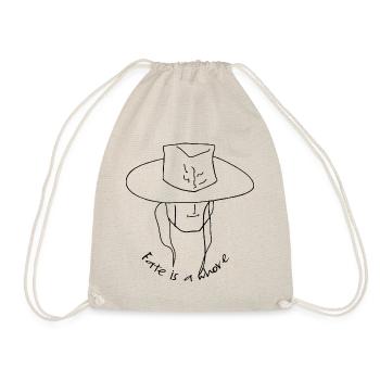 Fate is a whore.... - Drawstring Bag - nature - Front