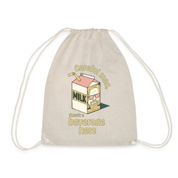 The Big Lebowski - Quote Careful Man… - Drawstring Bag - nature - Front
