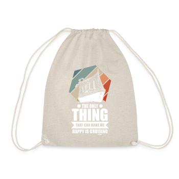 Kreuzfahrten Kreuzfahrtschiff Geschenk - Turnbeutel - Natur - Vorne