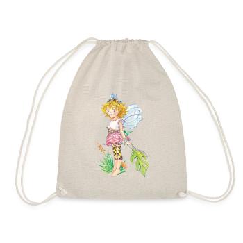 Prinzessin Lillifee mit Blatt - Turnbeutel - Natur - Vorne