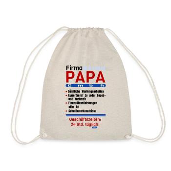Papa GmbH 4 HARIZ Papa Fête des Pères Cadeau - Sac de sport léger - nature - Devant