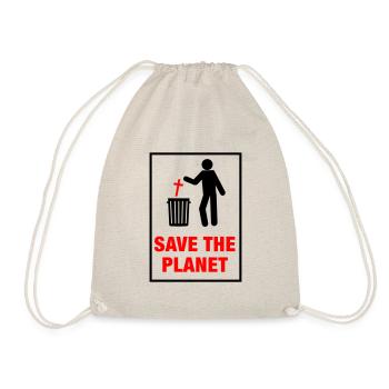 Save the planet from Church - Sac de sport léger - nature - Devant