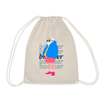 Boomer Chic au Style intemporel - Sac de sport léger - nature - Devant