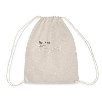 Bruder - Turnbeutel - Natur - Vorne