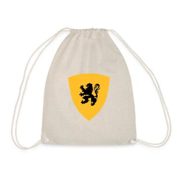 The Lion of Flanders - Flemish shield - Flemish - Drawstring Bag - nature - Front