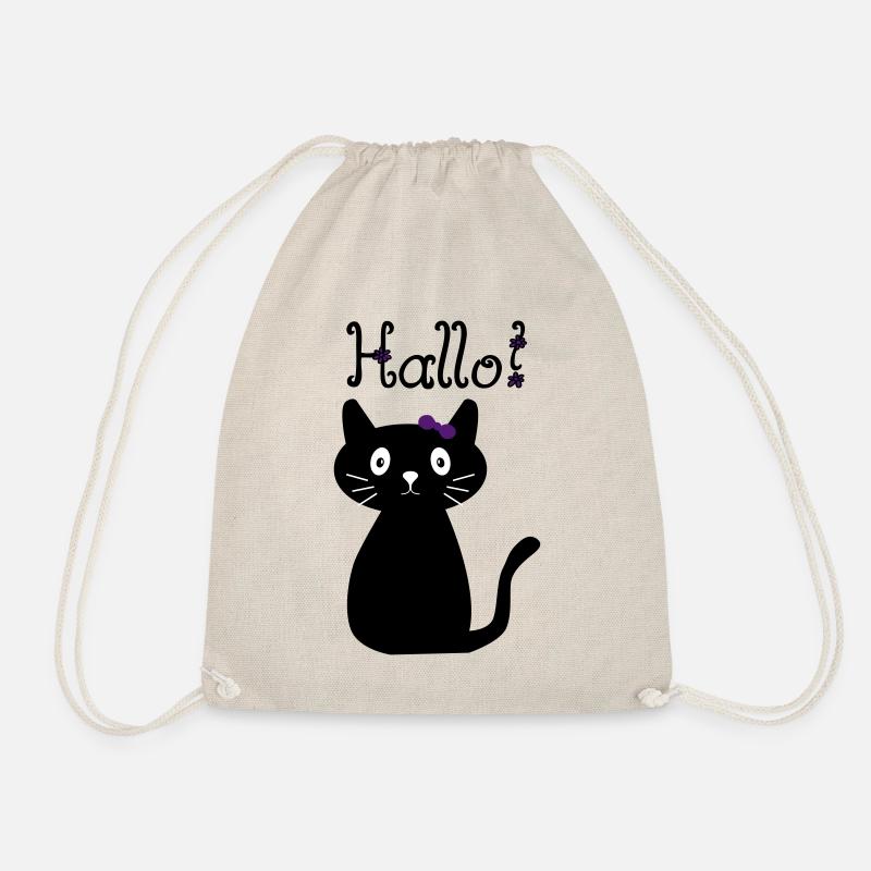 KATZE - KATZE - KATZE - KATZE - Turnbeutel - Natur