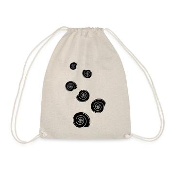 Mussel snail - Drawstring Bag - nature - Front