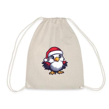 Aigle Noël mignon - Sac de sport léger - nature - Devant
